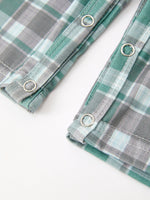 Rylee Faith Designs - Plaid Moose Smocked Baby Boy JonJon - alternate view 5