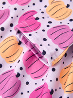 Rylee Faith Designs - Halloween Pumpkin Print Girls Long Sleeve Twirl Dress - alternate view 4