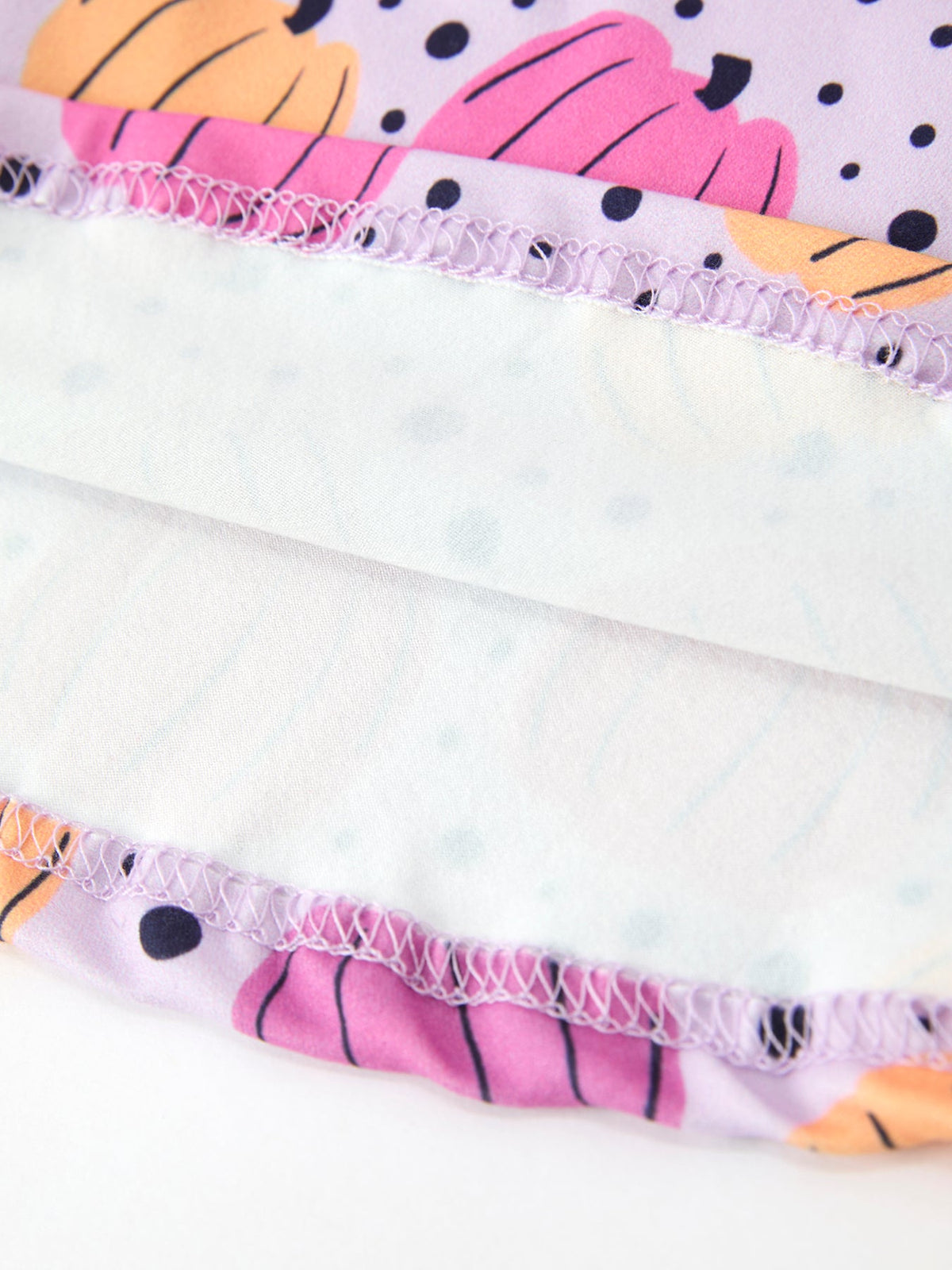 Rylee Faith Designs - Halloween Pumpkin Print Girls Long Sleeve Twirl Dress - alternate view 5