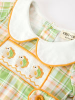 Rylee Faith Designs - Thanksgiving Turkey Smocked Baby Boy JonJon - alternate view 3