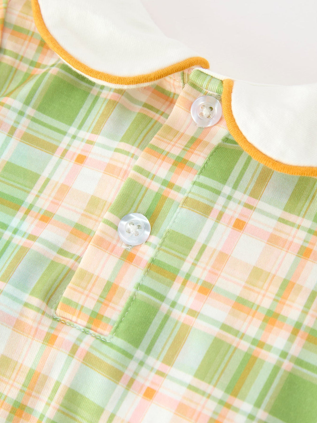 Rylee Faith Designs - Thanksgiving Turkey Smocked Baby Boy JonJon - alternate view 5
