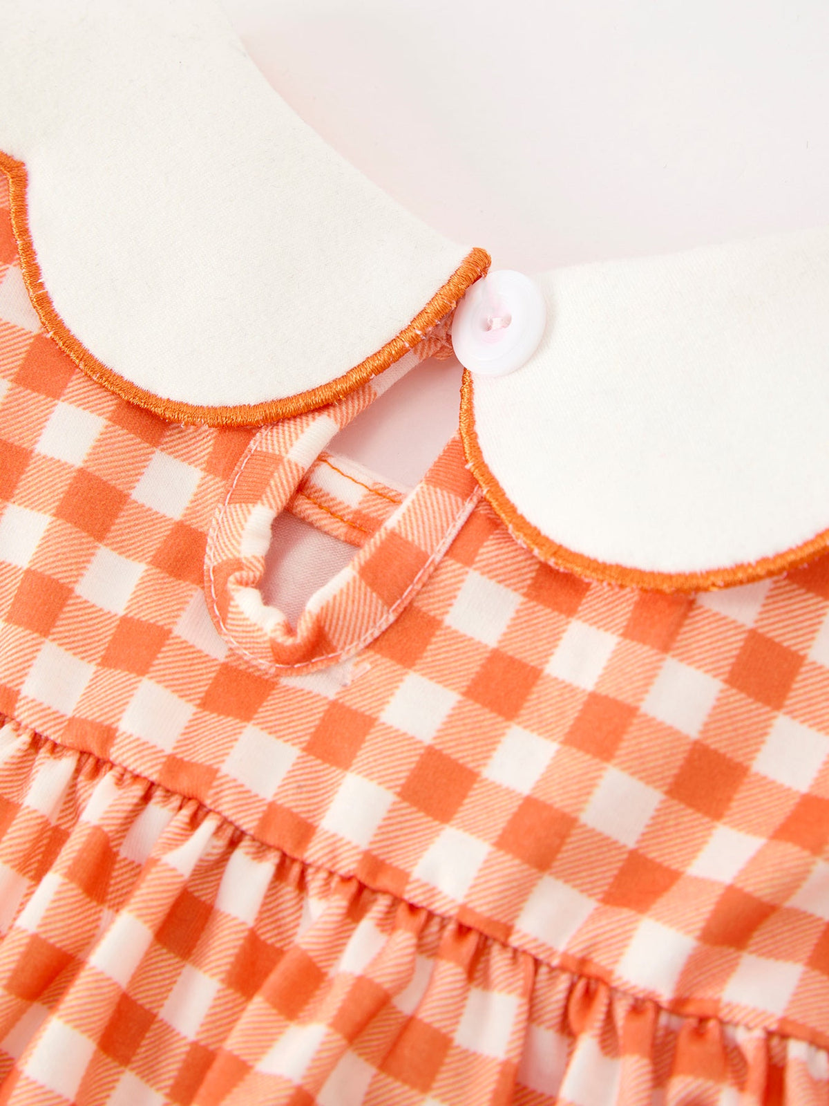 Rylee Faith Designs - Thanksgiving Halloween Pumpkin Puff Sleeve Girls Bloomer Set - alternate view 6