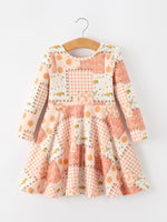 Rylee Faith Designs - Thanksgiving Halloween Patchwork Girls Dress - alternate view 6