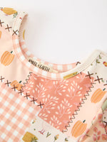 Rylee Faith Designs - Thanksgiving Halloween Patchwork Girls Dress - alternate view 8