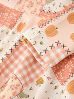Rylee Faith Designs - Thanksgiving Halloween Patchwork Girls Dress - alternate view 9