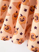 Rylee Faith Designs - Halloween Pumpkin Girls Long Sleeve Dress - alternate view 5
