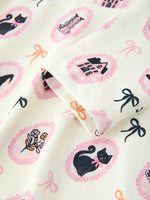 Rylee Faith Designs - Halloween Vintage Cameo Print Girls Twirl Dress - alternate view 9