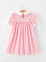 Rylee Faith Designs - Halloween Ghost Embroidered Girls Dress Peter Pan Collar Bow - alternate view 2