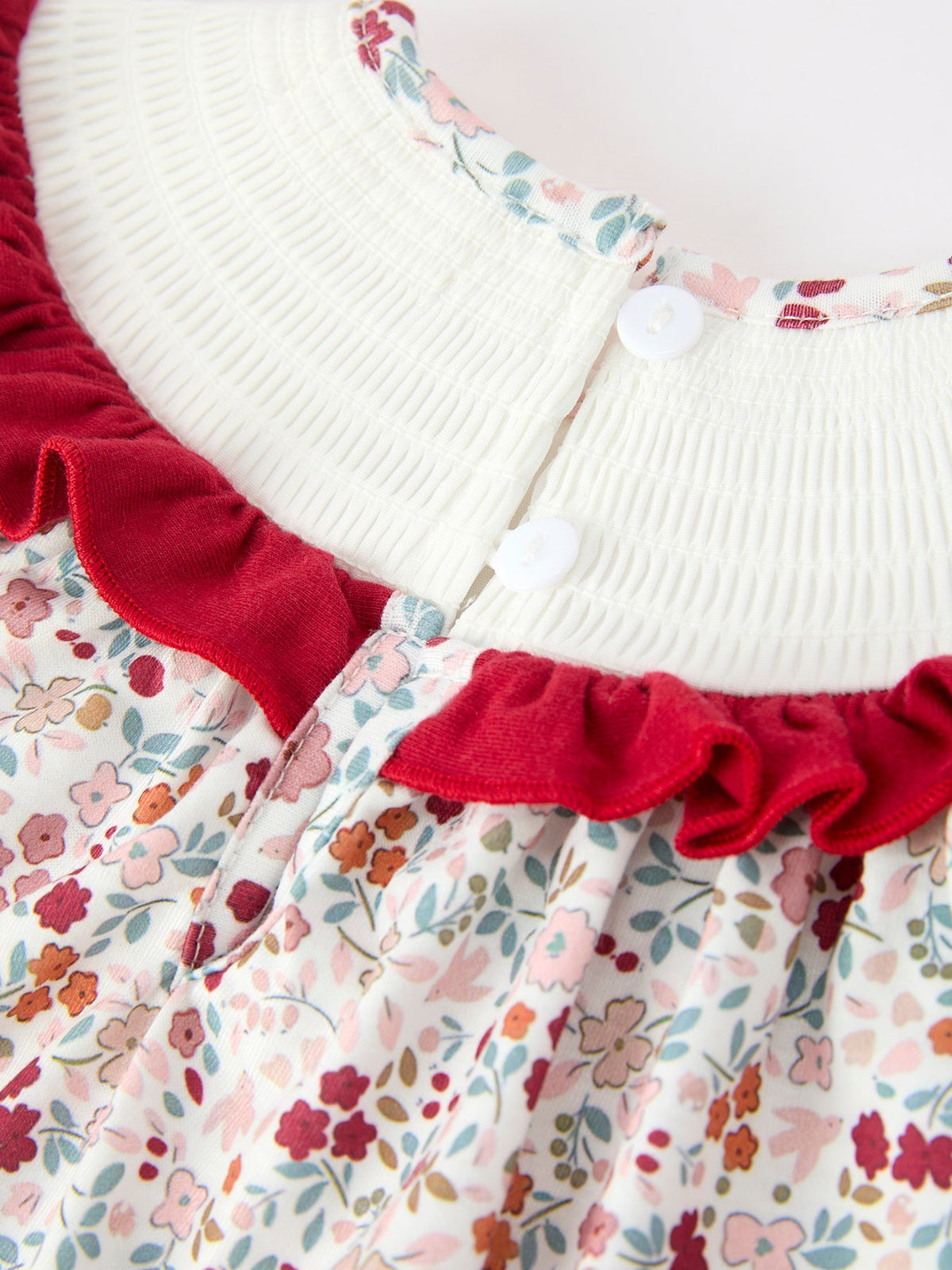 Rylee Faith Designs - Fall Pumpkin Embroidery Baby Girl Outfit Set Red Bloomer Set - alternate view 4