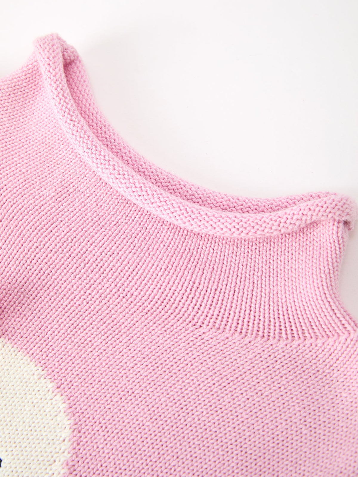 Rylee Faith Designs - Girls Ghost Bow Knit Sweater Halloween Cute Embroidered Pullover - alternate view 8