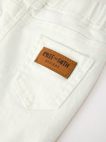 Rylee Faith Designs - Girls Pumpkin Embroidered Wide-Leg Pants Fall Scallop Hem Casual Pants - alternate view 4