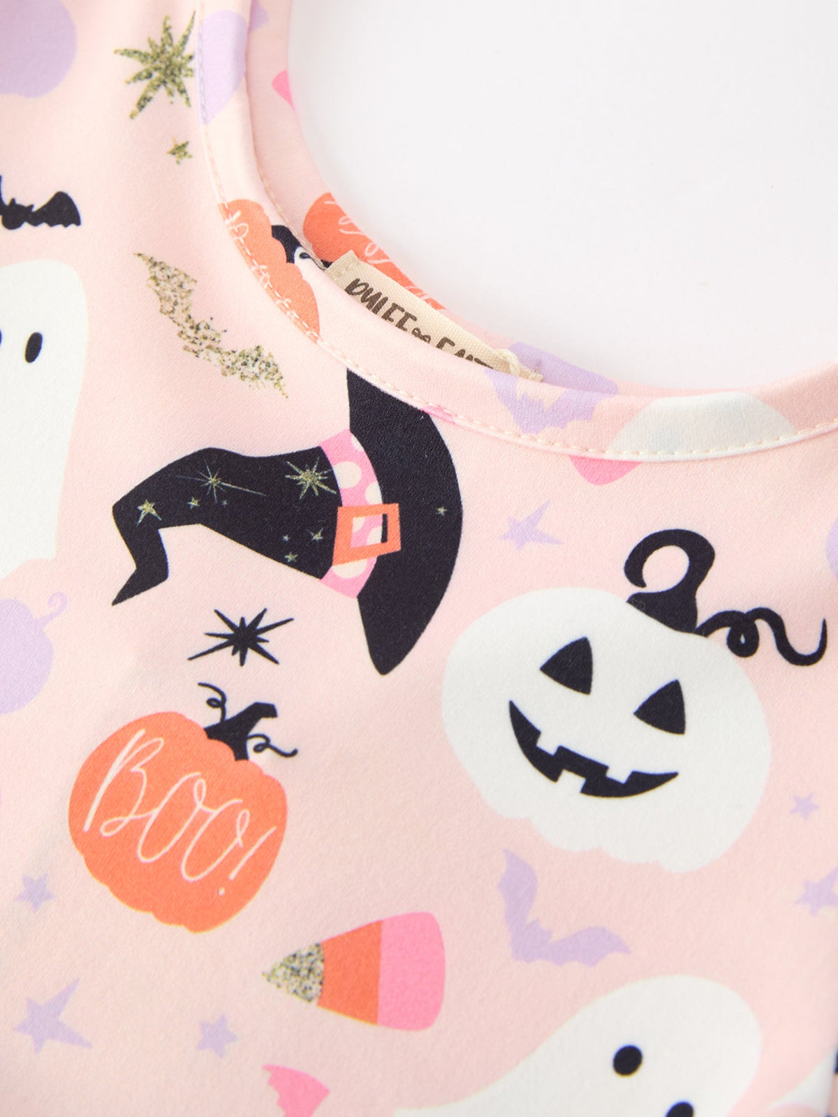Rylee Faith Designs - Halloween Ghost Girl Twirl Dress Short-sleeved - alternate view 8