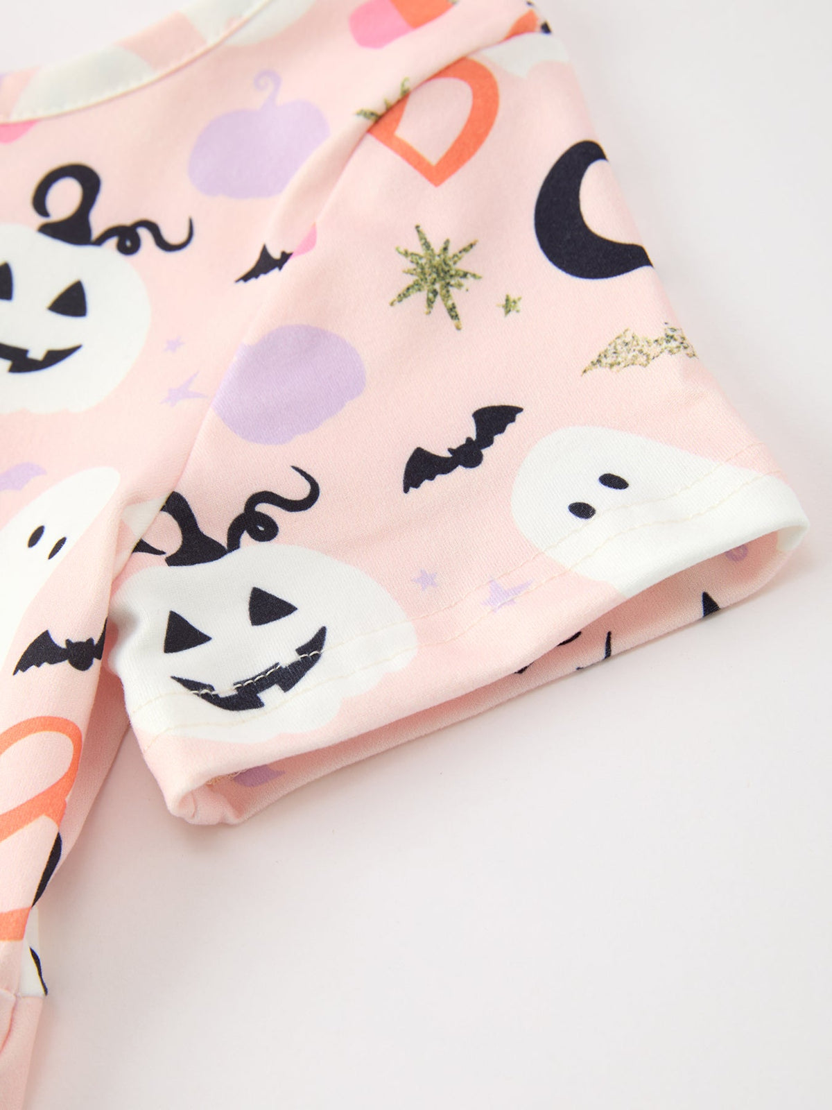 Rylee Faith Designs - Halloween Ghost Girl Twirl Dress Short-sleeved - alternate view 9