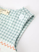 Rylee Faith Designs - Halloween Thanksgiving Pumpkin Embroidered Baby Boy JonJon - alternate view 3