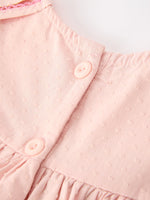 Rylee Faith Designs - Fall Baby Girl Pink Floral Embroidered Peter Pan Collar Dress - alternate view 4