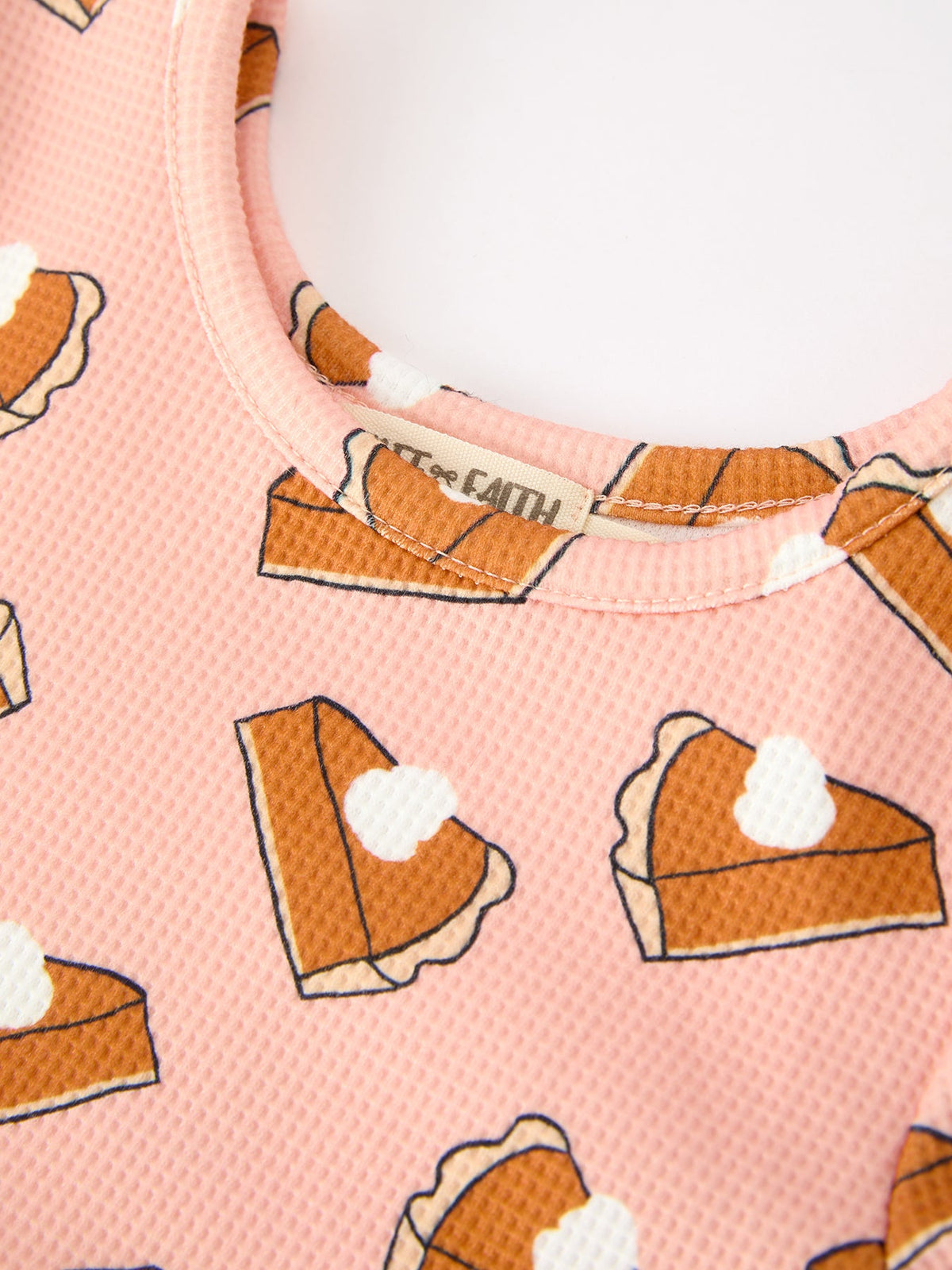 Rylee Faith Designs - Girls Thanksgiving Pumpkin Pie Dress Fall Twirl Dress - alternate view 3