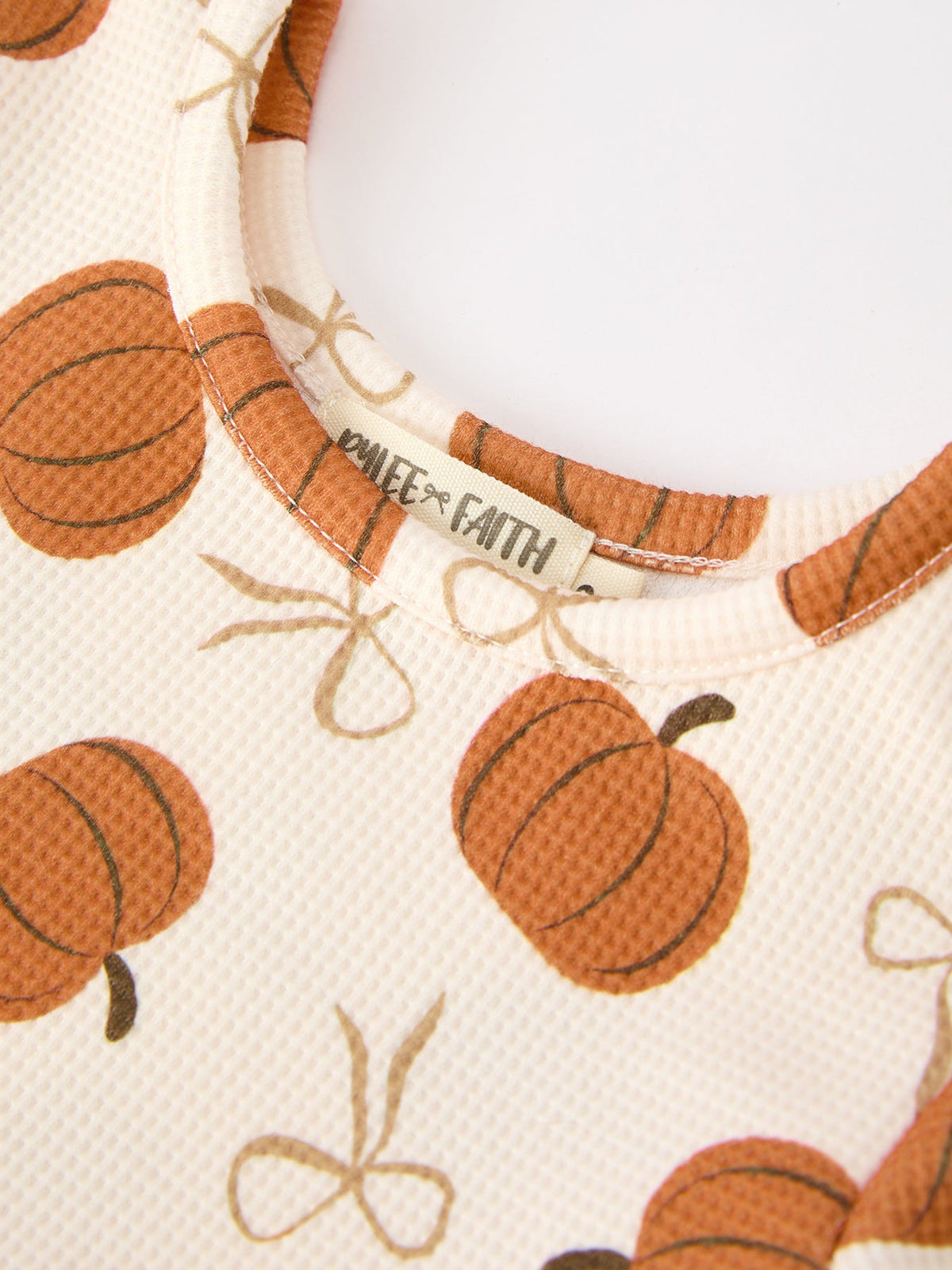 Rylee Faith Designs - Girls Thanksgiving Pumpkin Bow Dress - alternate view 3
