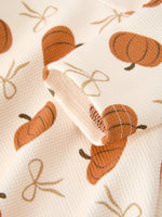 Rylee Faith Designs - Girls Thanksgiving Pumpkin Bow Dress - alternate view 4