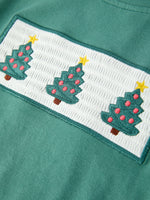 Rylee Faith Designs - Boys Christmas Embroidered T-Shirt & Plaid Pants Set - alternate view 5