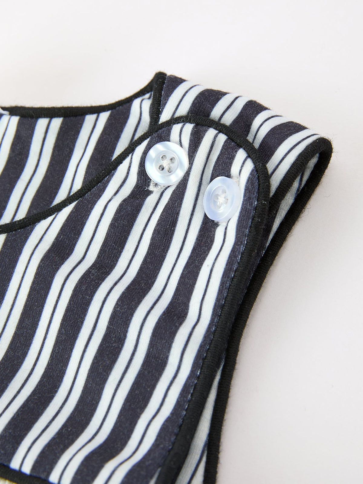 Rylee Faith Designs - Halloween Ghost Smocked Boys Jon Jon Embroidered Romper - alternate view 3