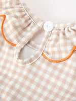 Rylee Faith Designs - Thanksgiving Smocked Girls Dress Bloomer Set Turkey Embroidery - alternate view 10