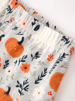 Rylee Faith Designs - Fall Halloween Pumpkin Ghost Print Girls Long Sleeve Set - alternate view 5