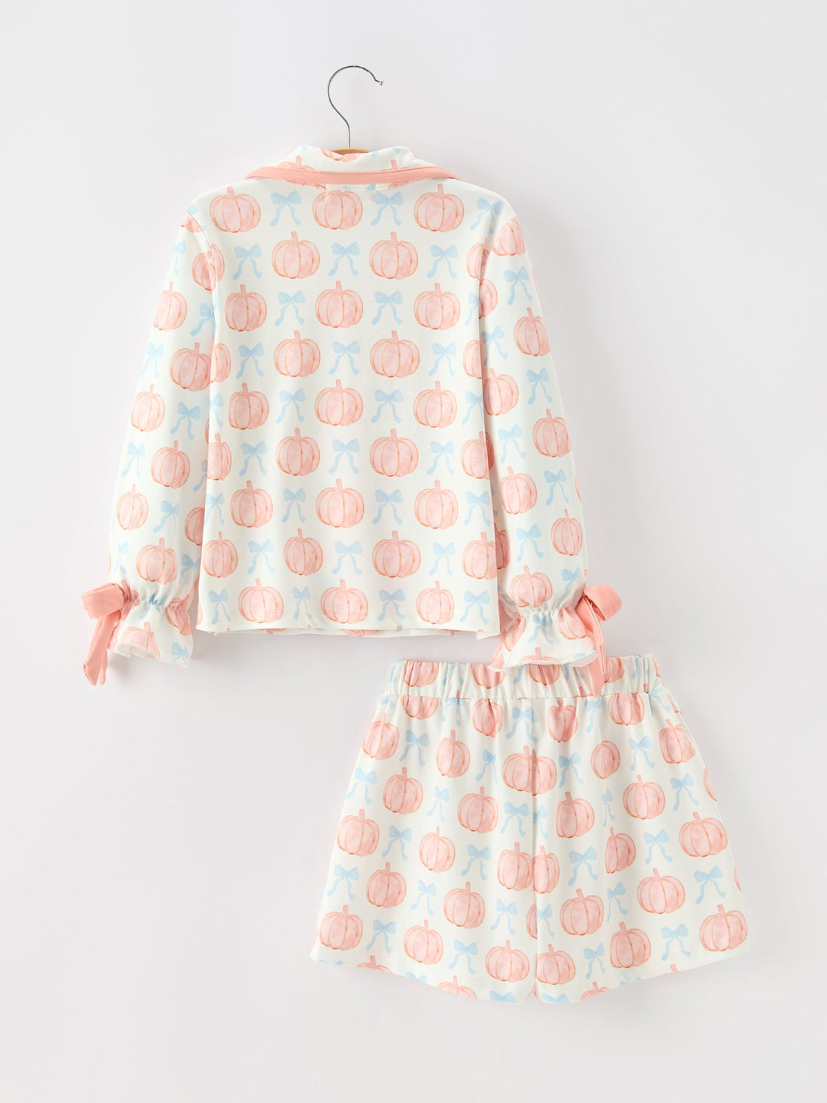 Rylee Faith Designs - Mommy and Me Fall Pumpkin Print Pajama Set - alternate view 4