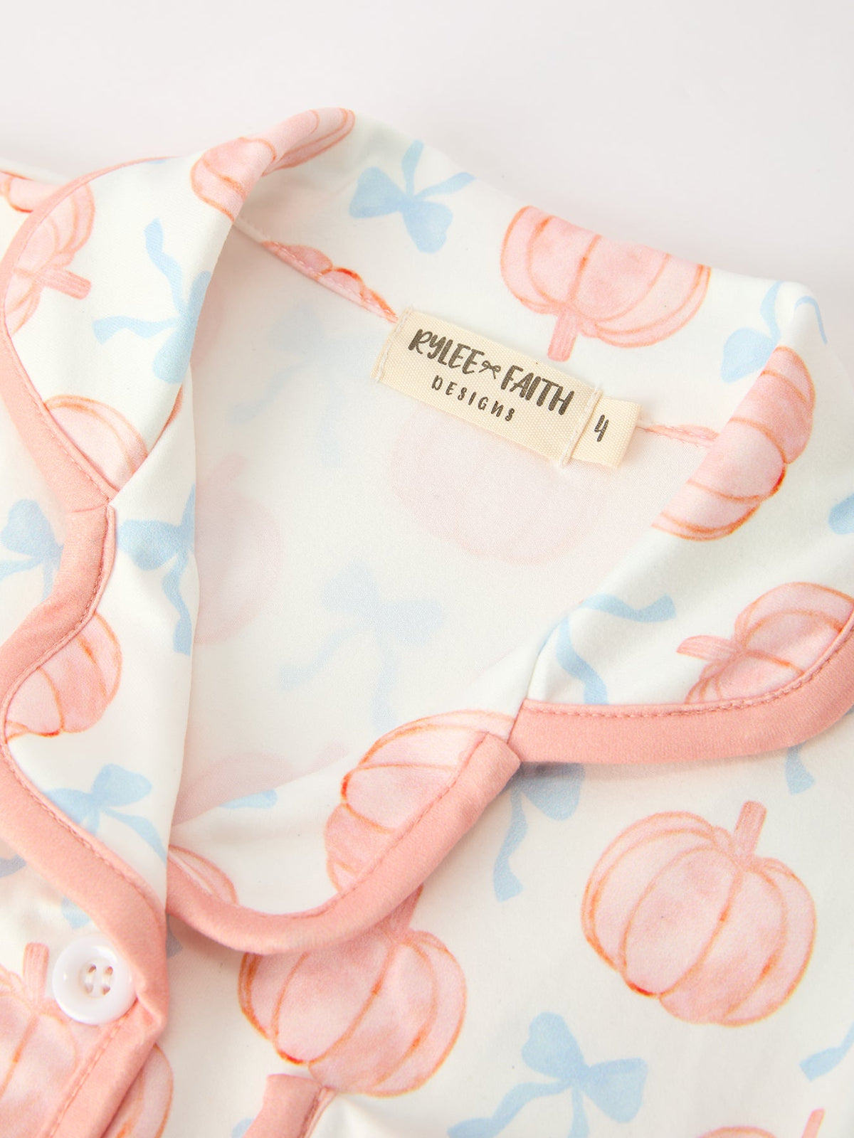 Rylee Faith Designs - Mommy and Me Fall Pumpkin Print Pajama Set - alternate view 5