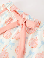 Rylee Faith Designs - Mommy and Me Fall Pumpkin Print Pajama Set - alternate view 7