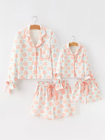 Rylee Faith Designs - Mommy and Me Fall Pumpkin Print Pajama Set - alternate view 2
