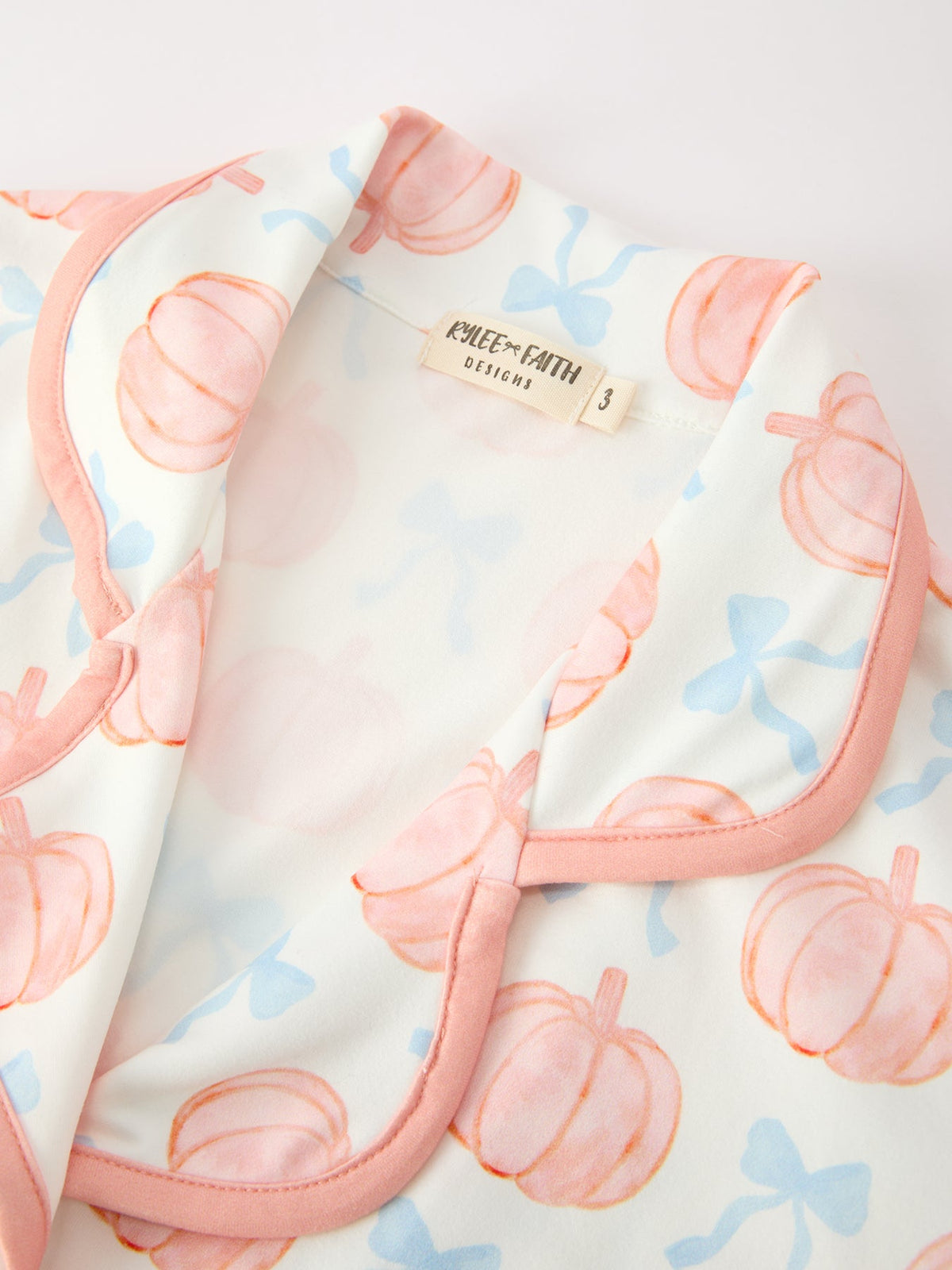 Rylee Faith Designs - Mommy and Me Fall Pumpkin Print Pajama Set - alternate view 10