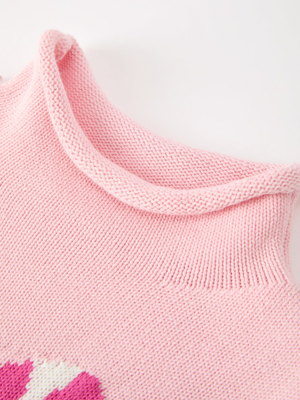 Rylee Faith Designs - Girls Christmas Candy Cane Bow Knit Sweater - alternate view 3