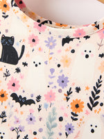 Rylee Faith Designs - Halloween Black Cat Girls Twirl Dress - alternate view 8