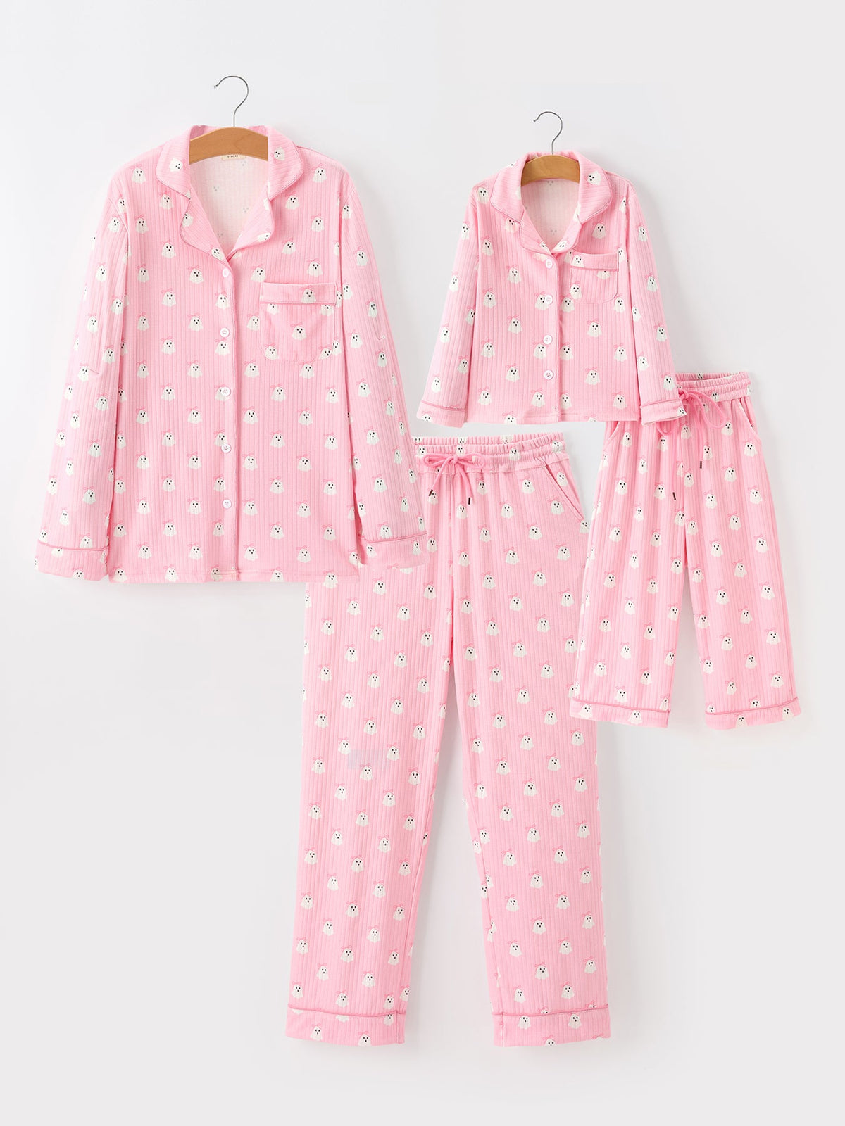 Rylee Faith Designs - Halloween Ghost Mommy and Me Pajama Set Lounge Set