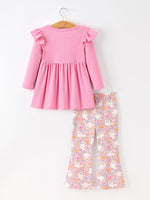 Rylee Faith Designs - Halloween Ghost Girls Bell Bottom Pant Set Ruffle - alternate view 7