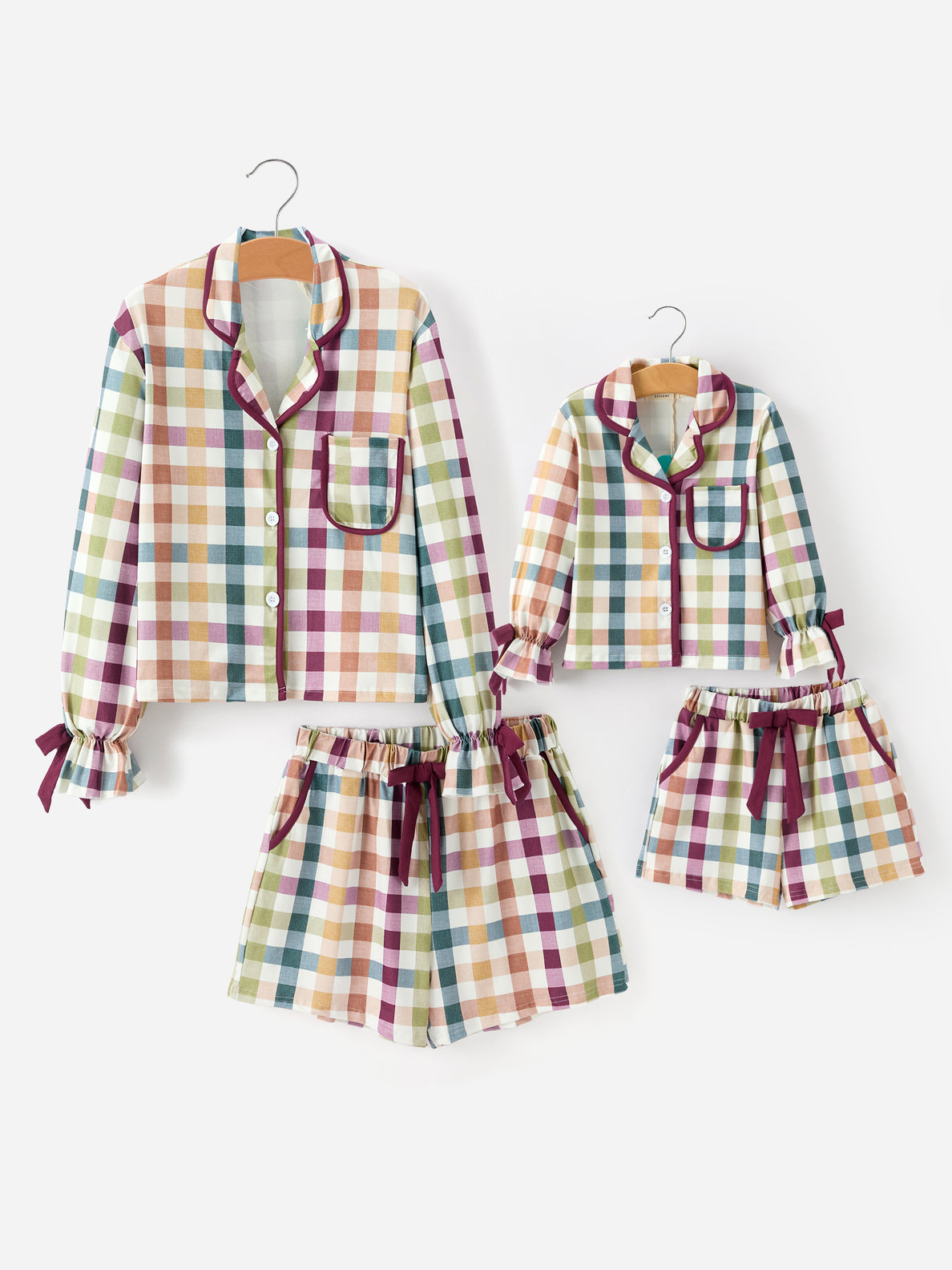 Rylee Faith Designs - Mommy and Me Fall Plaid Pajama Set - alternate view 7