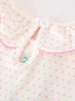 Rylee Faith Designs - Christmas Smocked Girls Dress Embroidered Holiday Ruffle Collar - alternate view 5