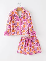 Rylee Faith Designs - Mommy & me Halloween Pumpkin Pajama Set - alternate view 14