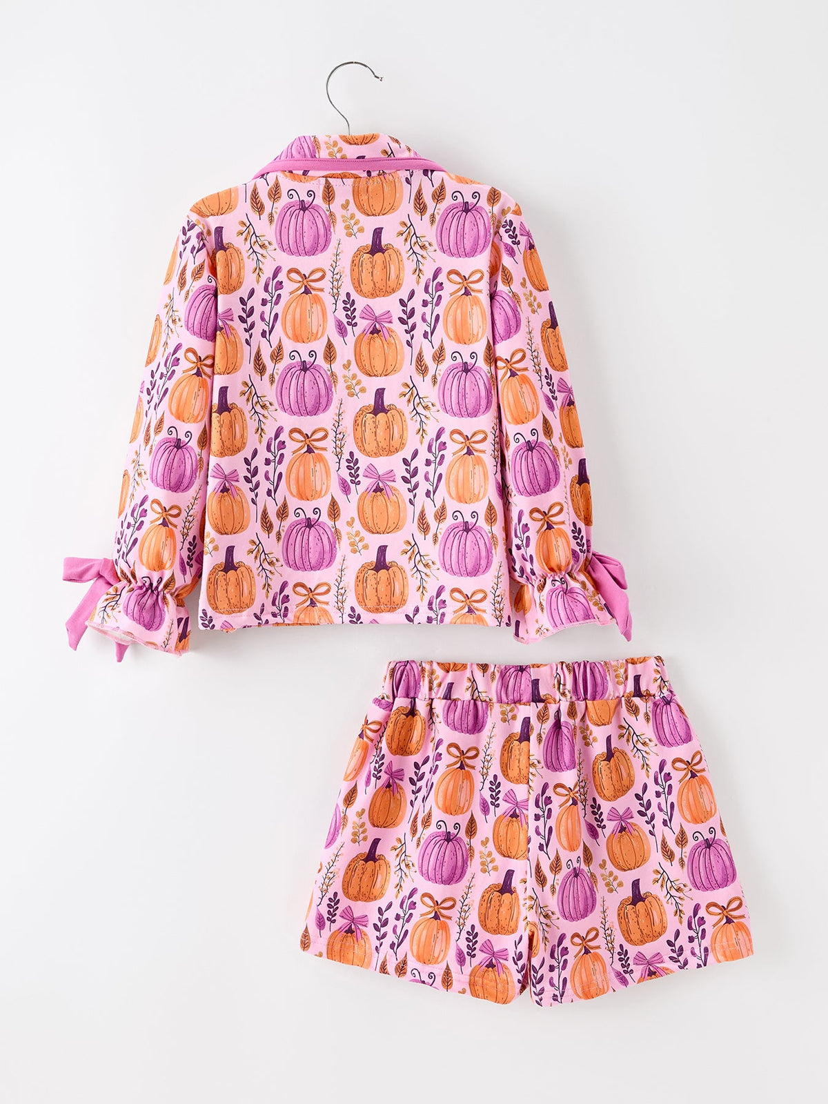 Rylee Faith Designs - Mommy & me Halloween Pumpkin Pajama Set - alternate view 15