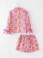 Rylee Faith Designs - Mommy & me Halloween Pumpkin Pajama Set - alternate view 15