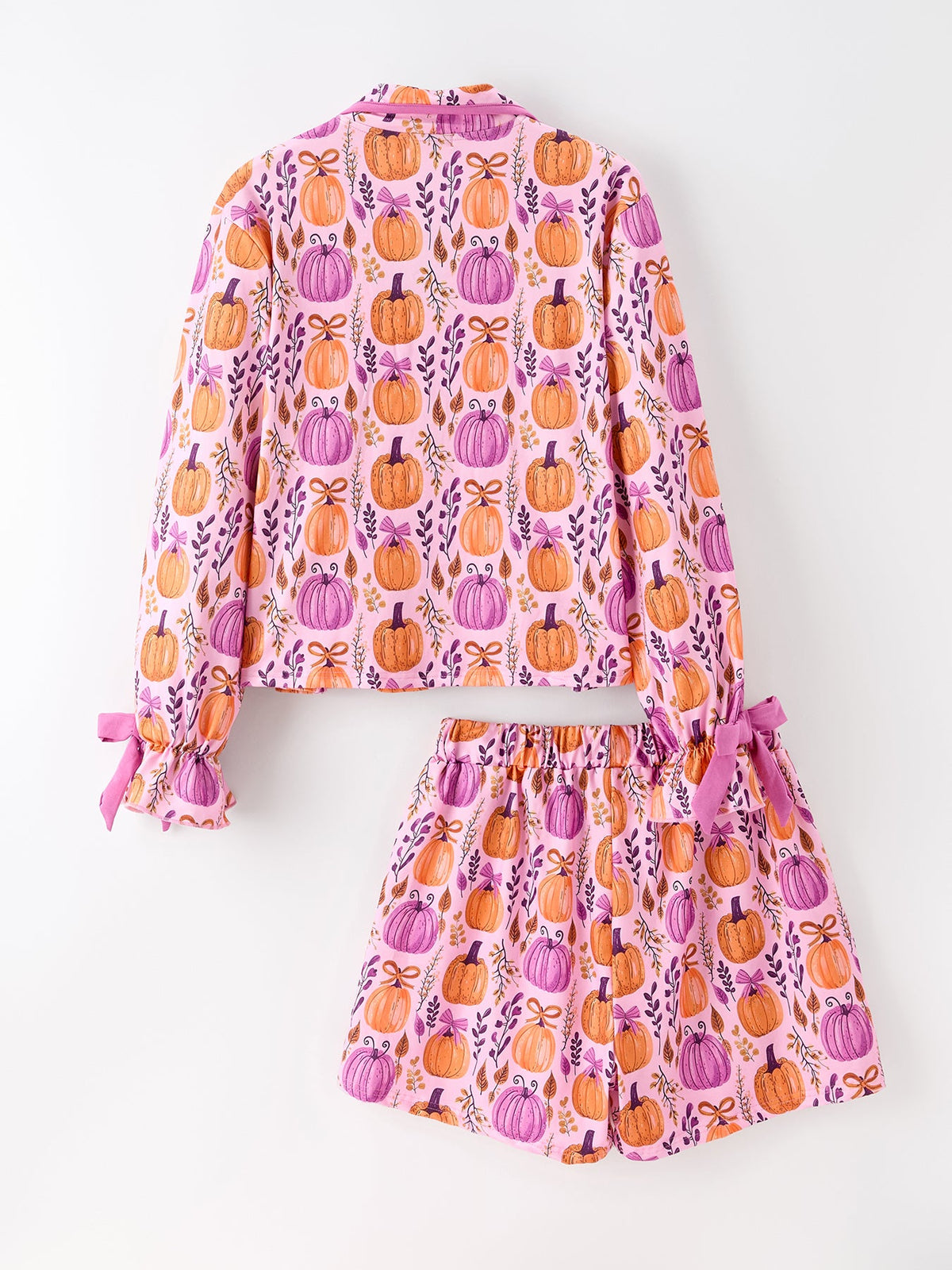 Rylee Faith Designs - Mommy & me Halloween Pumpkin Pajama Set - alternate view 10