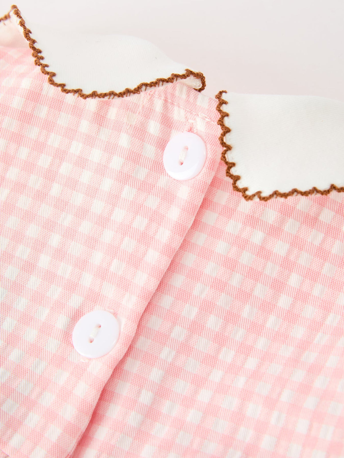Rylee Faith Designs - Christmas Girls Gingerbread Peter Pan Collar Bloomer Set - alternate view 10