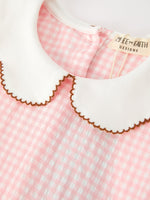 Rylee Faith Designs - Christmas Girls Gingerbread Peter Pan Collar Dress - alternate view 8
