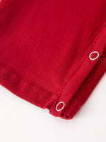 Rylee Faith Designs - Baby Boys Christmas Reindeer Smocked Red Jonjon - alternate view 10