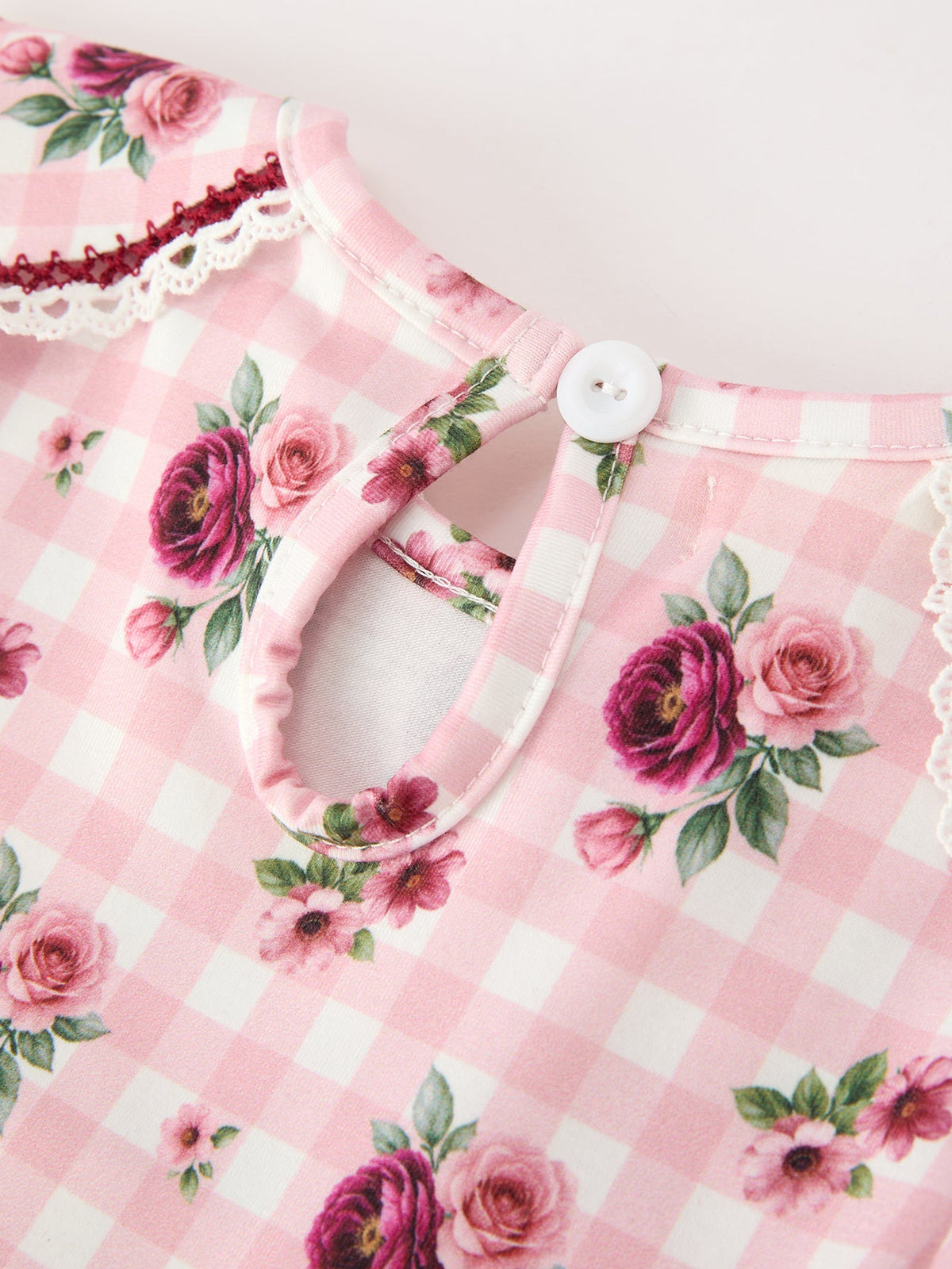 Rylee Faith Designs - Fall Toddler Girls Vintage Smocked Floral Dress - alternate view 5