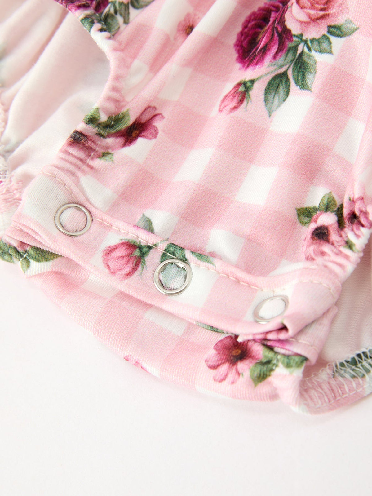 Rylee Faith Designs - Fall Baby Girls Vintage Smocked Floral Romper - alternate view 4