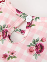 Rylee Faith Designs - Fall Baby Girls Vintage Smocked Floral Romper - alternate view 5