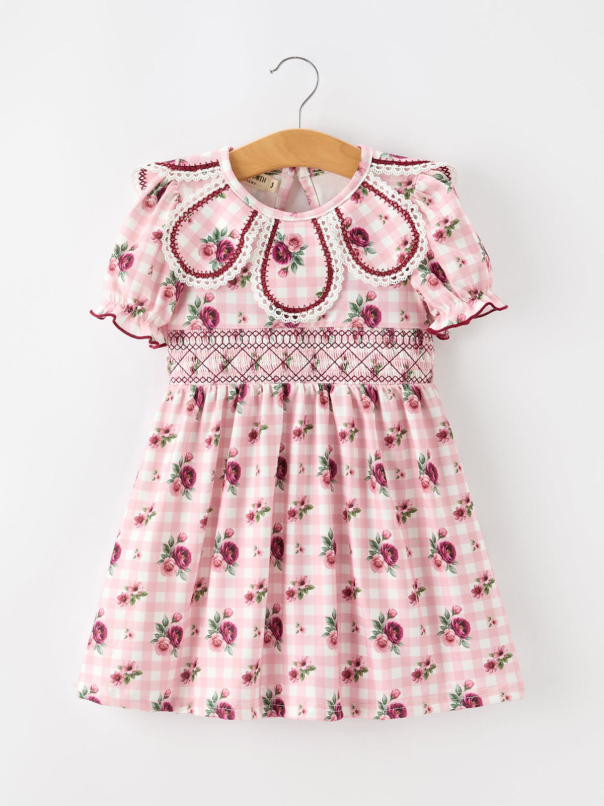 Rylee Faith Designs - Fall Toddler Girls Vintage Smocked Floral Dress