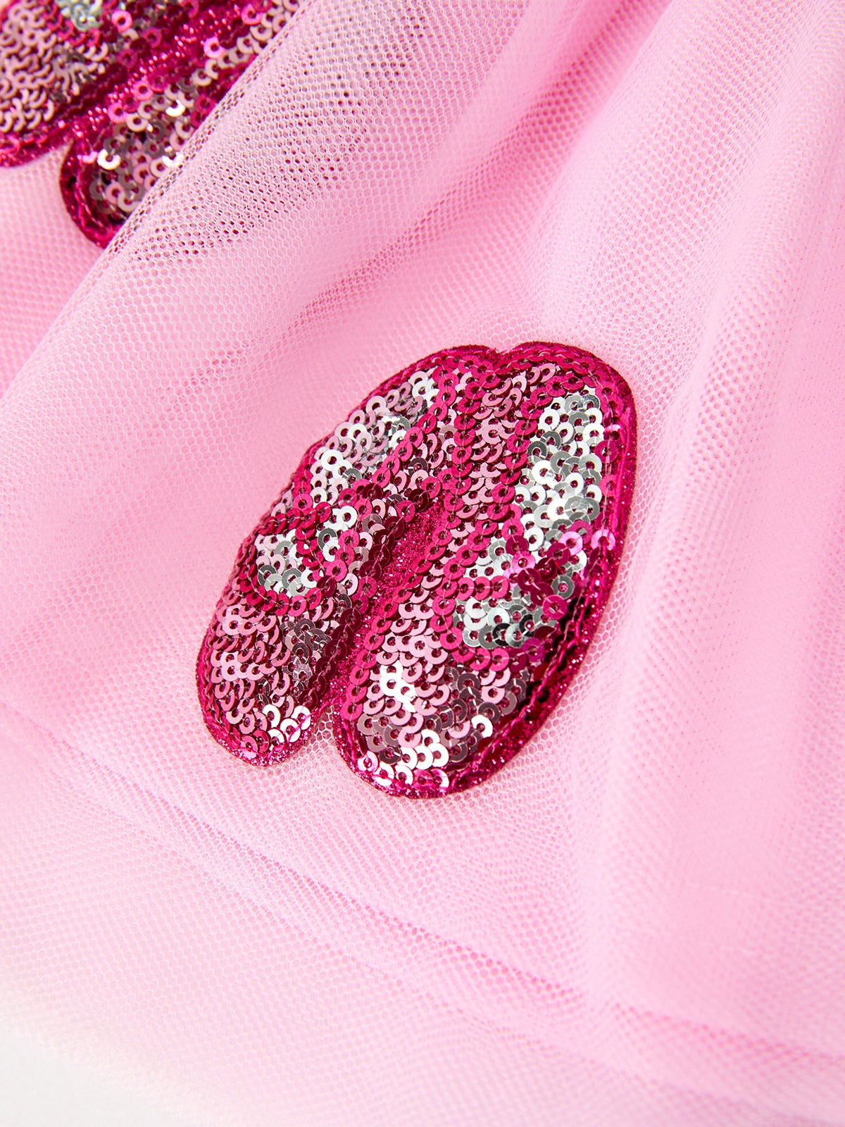 Rylee Faith Designs - FALL Girls Pink Sequin Ballet Slipper Tulle Tutu Skirt - alternate view 4