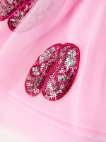 Rylee Faith Designs - FALL Girls Pink Sequin Ballet Slipper Tulle Tutu Skirt - alternate view 4